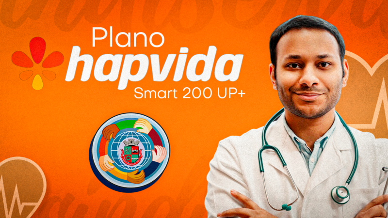 Hapvida Smart 200 UP+ | Sócios do Sindiservita podem contratar seu plano de saúde a partir de R$ 168,04